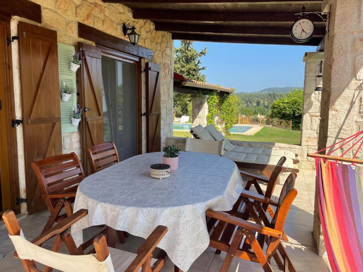 Villa Jordan'S Stone House Siviri Esterno foto